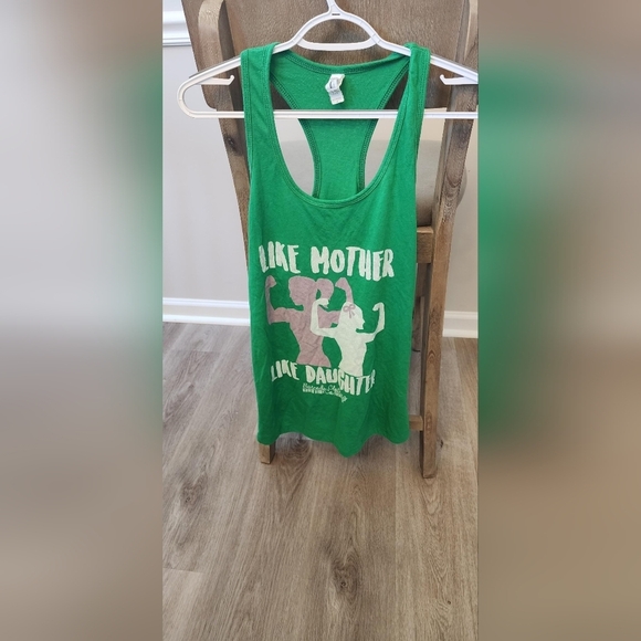 Next Level Apparel Tops - Weightlifting Mother & Daughter Razorback Tank Top Size Large